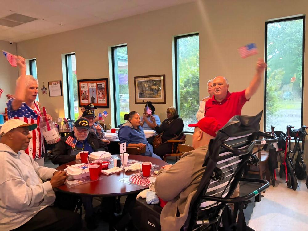 It was a great Friday night @ the club!! Thank you to everyone that made this a wonderful dinner & celebration for our vets from Veterans Victory House!!🇺🇸😎