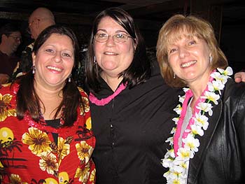 Barbara, Allison & Donna at the Luau.