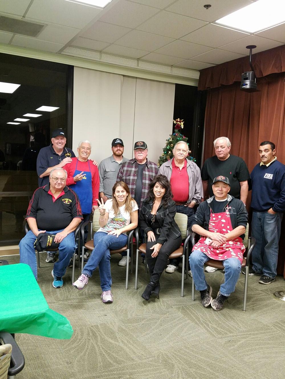 Member Volunteers at the Christmas Party