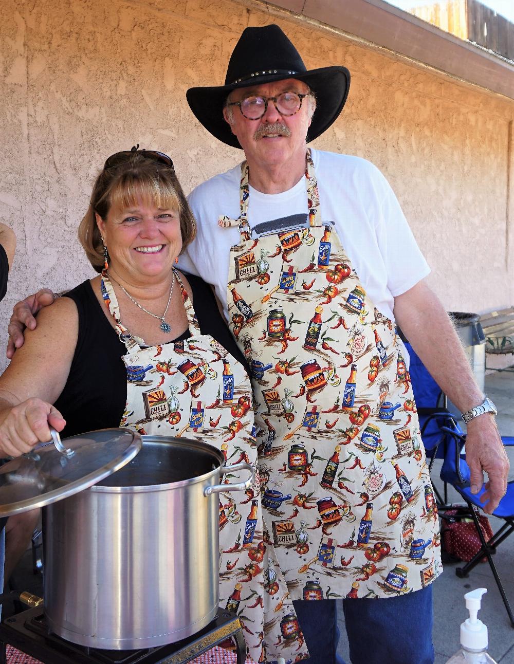Leif and Friend at the 2017 Chili Cookoff