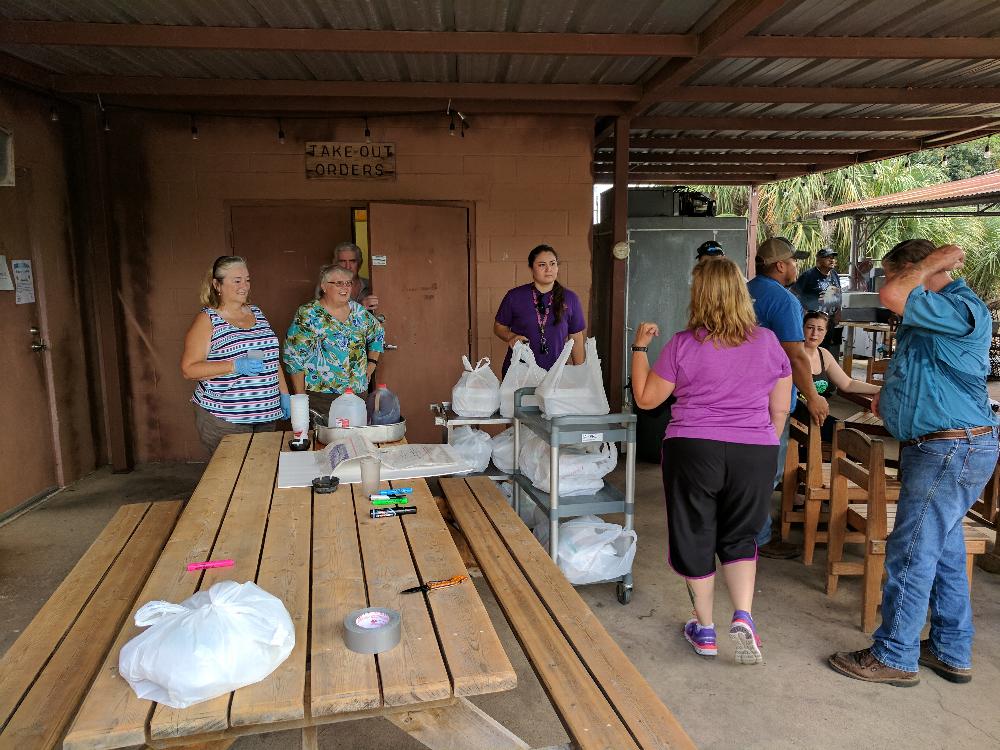 Summer BBQ Chicken - Some of our lovely volunteers