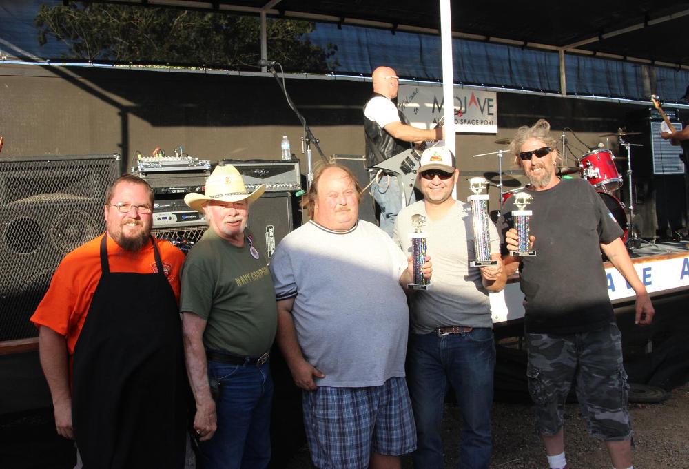  Rib Cookoff Winners Left to Right--Todd Smith,Warren Guest,Bill Watts (Second Place), James Wilson (First  Place), Ken Heller (Third Place)