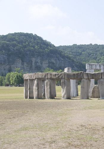 Part of Stonehenge in Hunt built at 2/3 scale