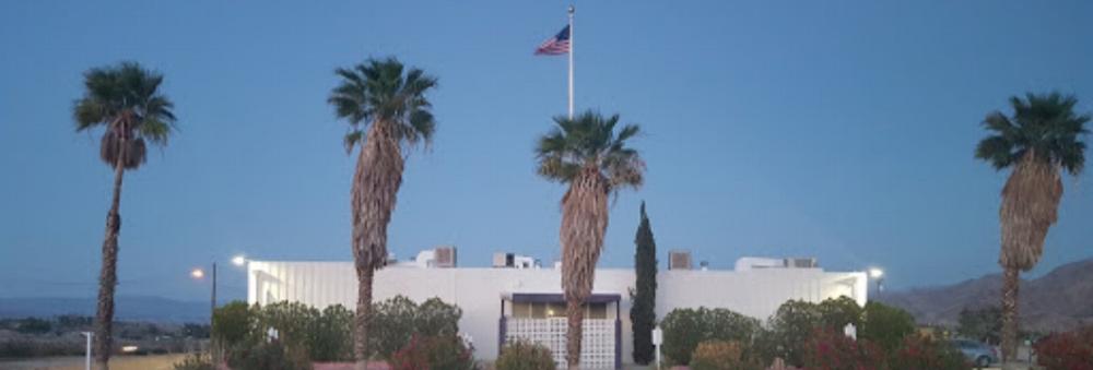 Front Entrance and Flag Pole