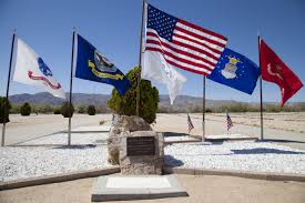 The American Flag and all of our Military Branches Flags. God Bless America.