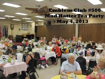 Emblem Club's 2013 Mad Hatter Tea Party was well attended.