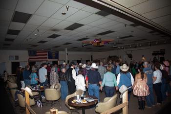 Western Night - Aug. 2013.
Civilians made a protective circle around active duty military and veterans for a special tribute honoring their service to our country (not a dry eye in the place!).