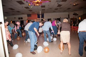 Western Night - Aug. 2013.
ER Mark McCullough participating in the Stick Horse Cattle Drive.