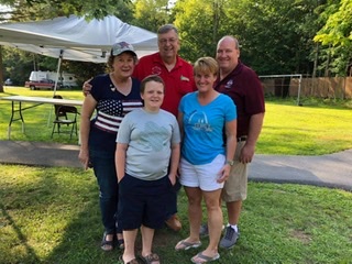 New York State Elks Association President Brian Greene visits Boonville Lodge for our clambake