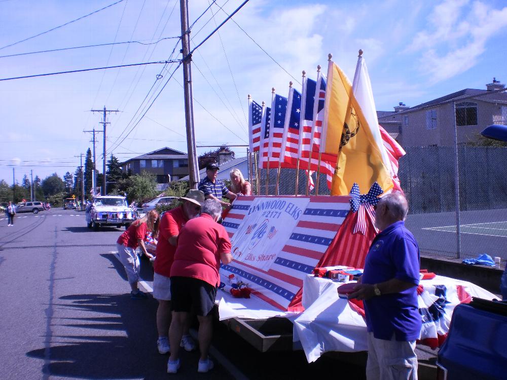 Edmonds Parade Float (won "Most Patriotic")