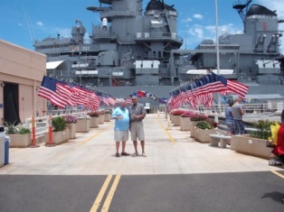  Carl and friend at Flag Day