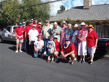 The Parade Gang in Staging Area on July 4th, 2011