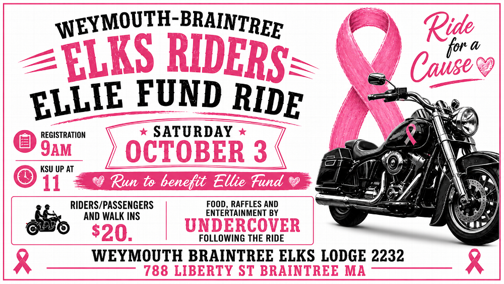 Join us for our  First  Elk Riders Rider  See our beautiful  South Shore scenic  ride  October 3rd