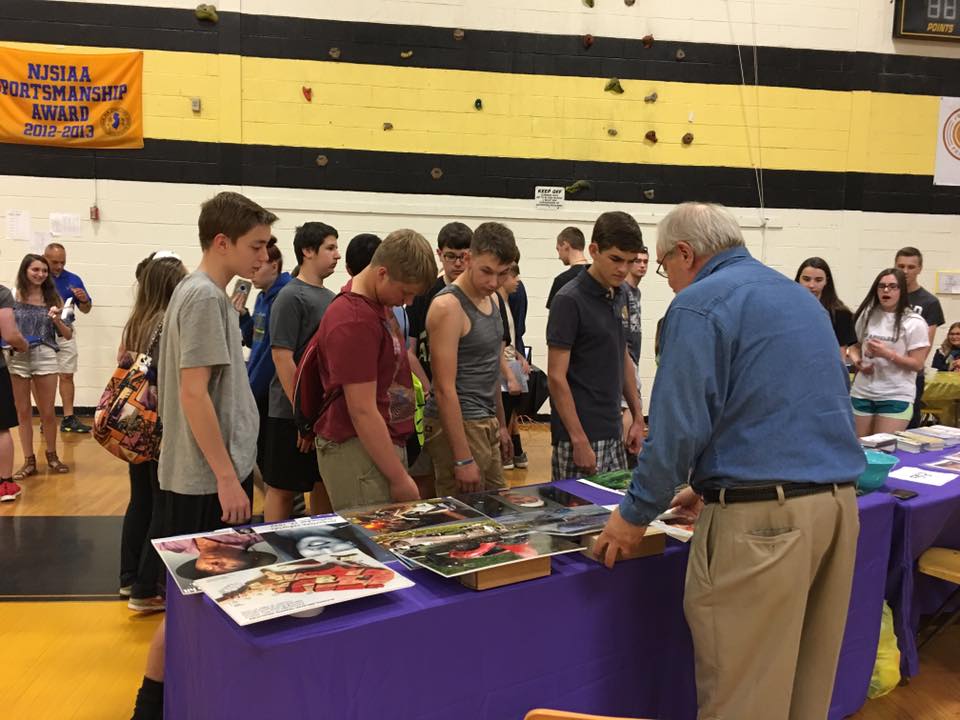 Elks volunteer at West Milford High School Health Fair - Drug Awareness Committee