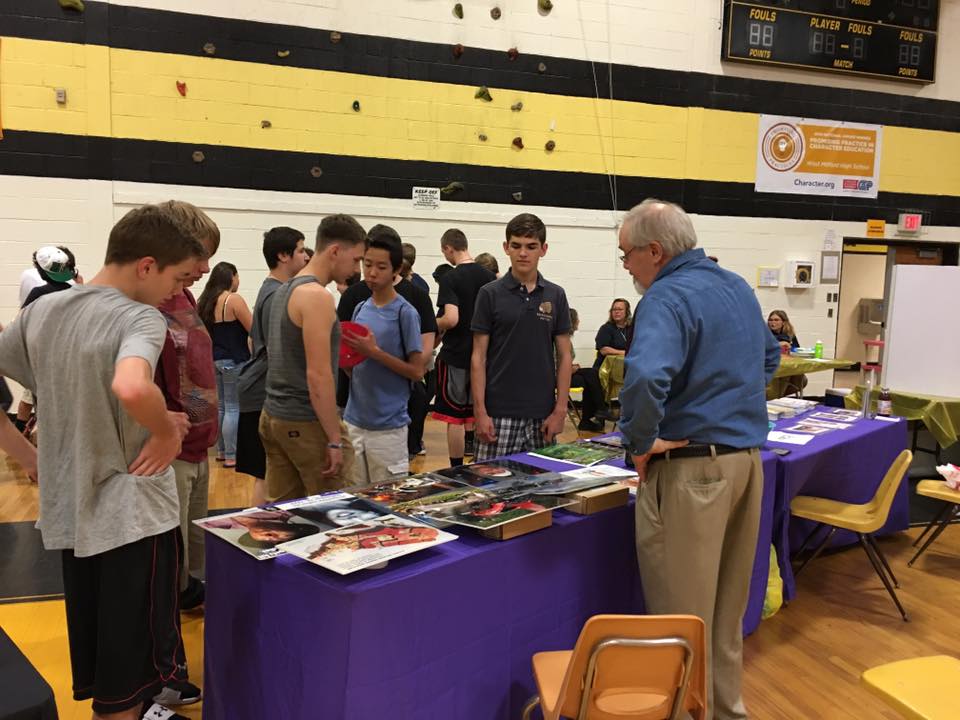 Elks volunteer at West Milford High School Health Fair - Drug Awareness Committee