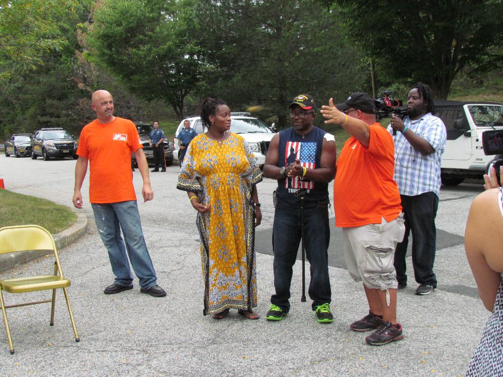 With the help of Home Depot, Sussex Elks Lodge was able to aide Afghan War Veteran George Alapka and his wife Anita in a surprise 3 day remodeling their home, revealed on September 11, 2014.