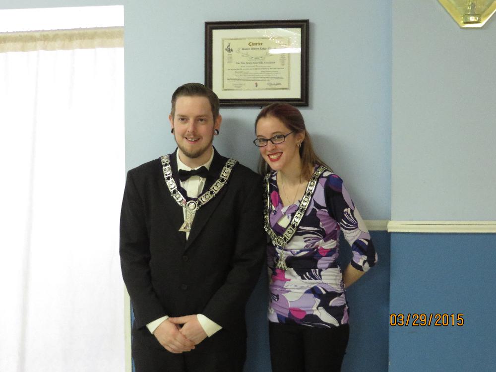 Installation of Officers for the year 2015-2016
Two of our charter Antlers #5 Members who are now Elk Offices