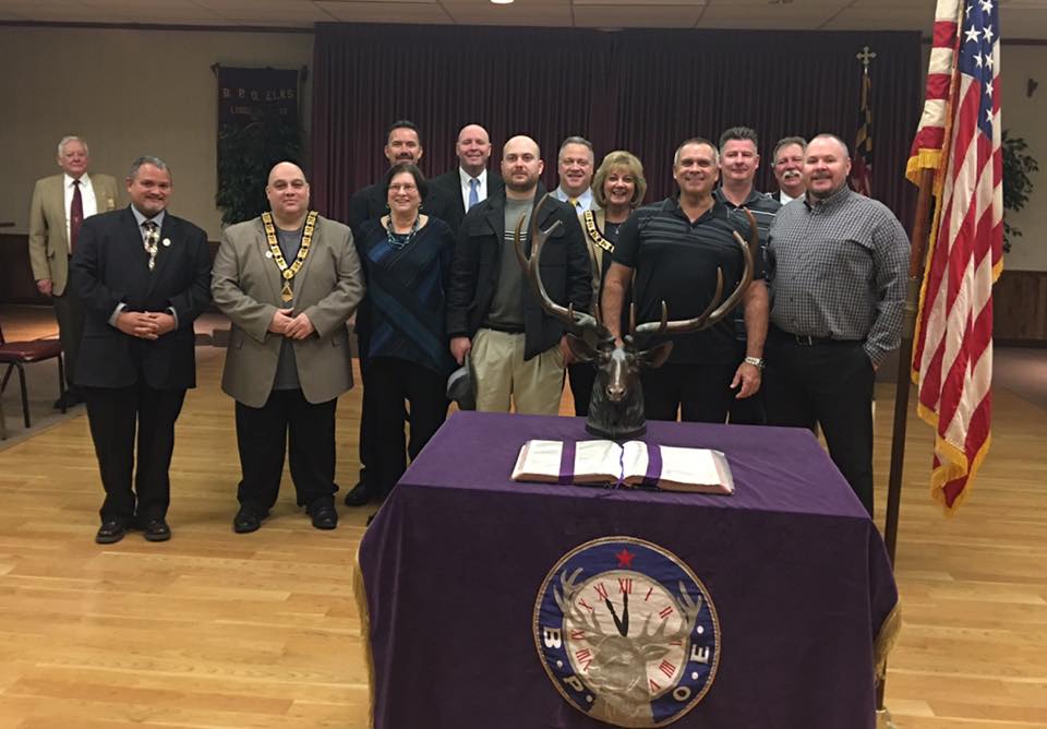 Added 8 new Elks last night with State President Connie DeYoung in attendance.  
