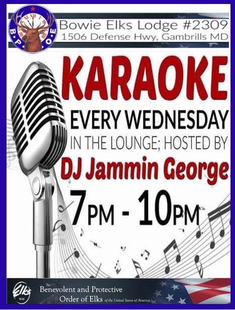 Karaoke every 1st & 3rd Wednesday from 7-10 p.m. Come sing with us.