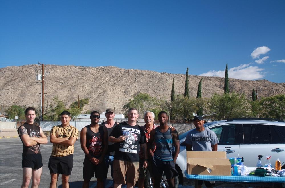 USMC Car Wash at Yucca Valley Lodge