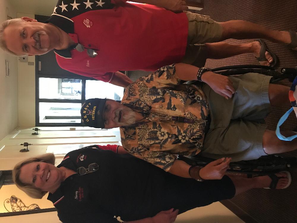 Visiting the veterans