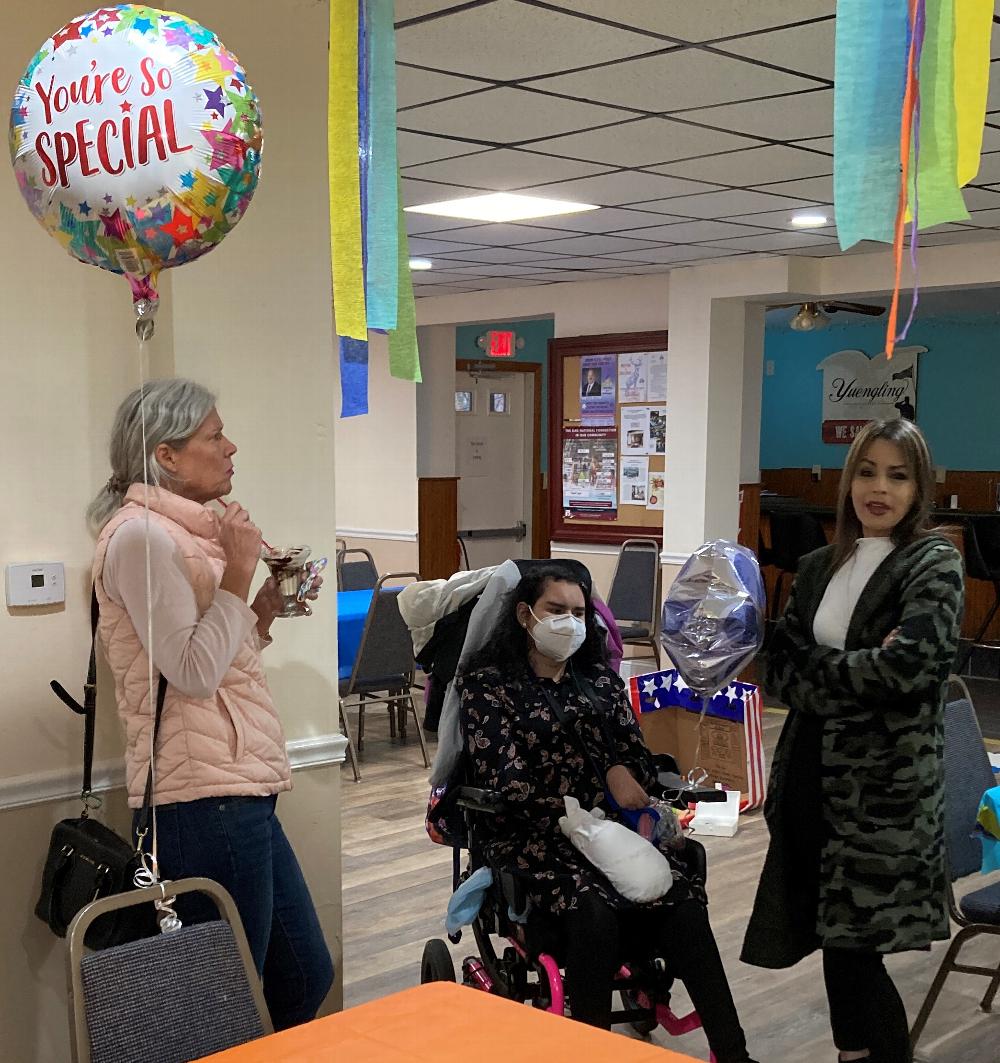 Ice Cream Social for children with special needs.