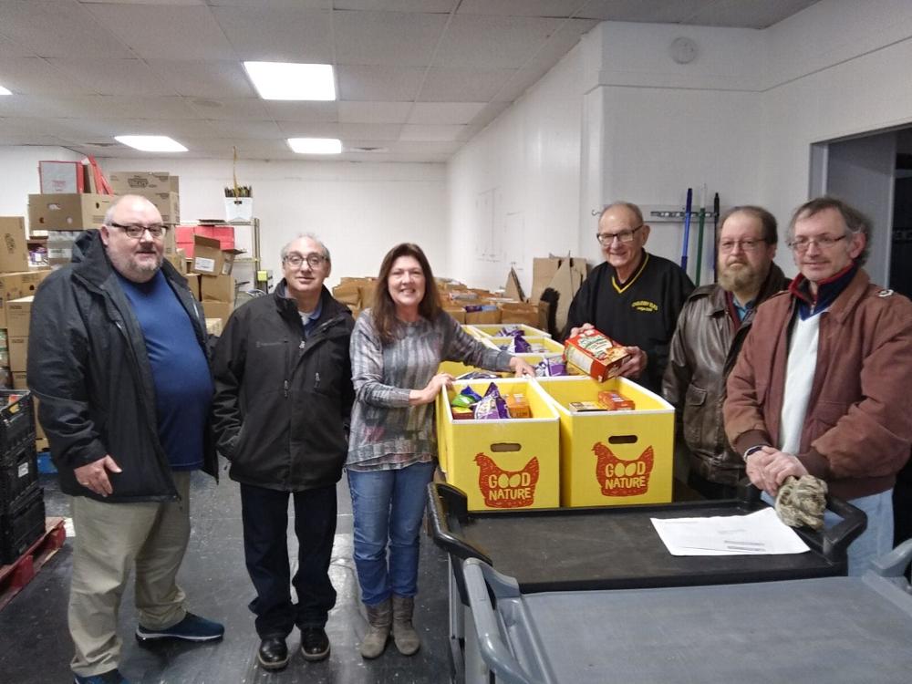 Oglesby Elks Lodge, #2360 donating $4,000 to the Illinois Valley Food Pantry. February 2024.