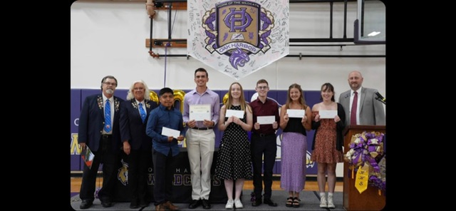 Scholarship winners at OHHS award’s ceremony 