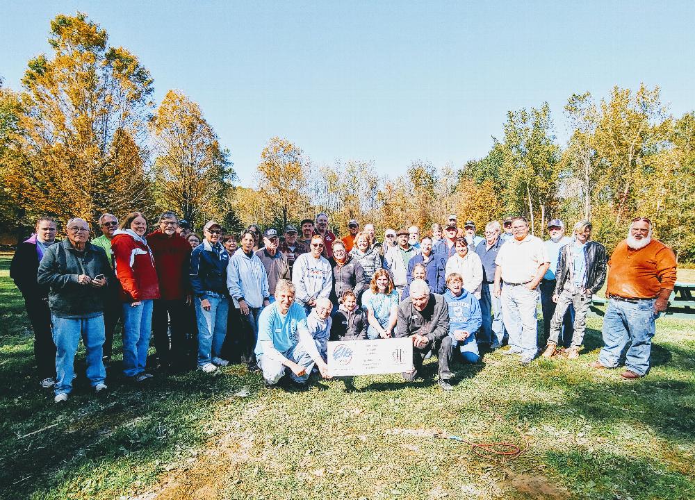  More than 45 members, friends and family pitched in to build bunk beds for Sleep in Heavenly Peace. The organization believes that no child should sleep on the floor in our town. (October 2019)