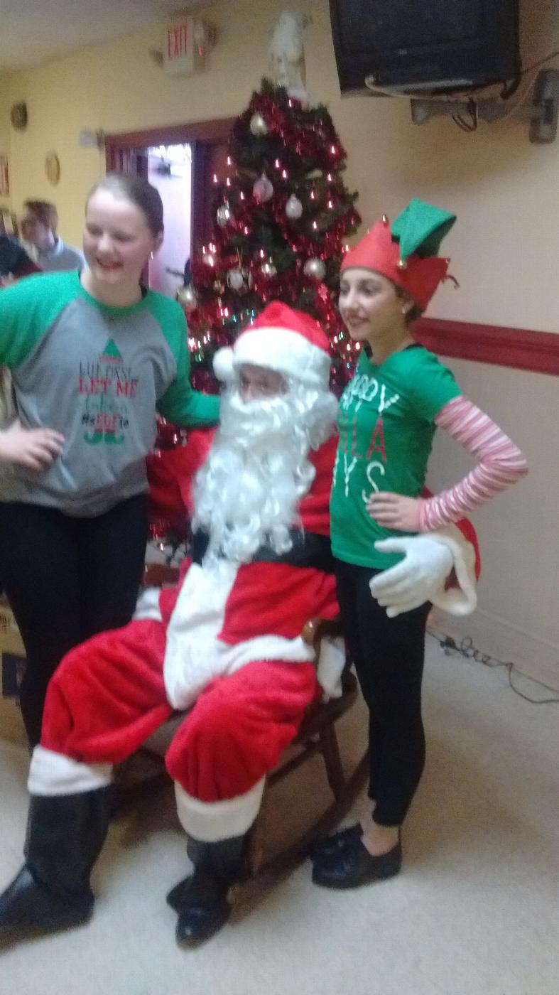 Pictures with Santa.