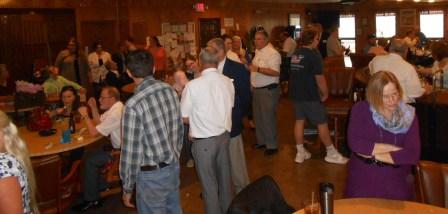 Part of the crowd at the installation celebration