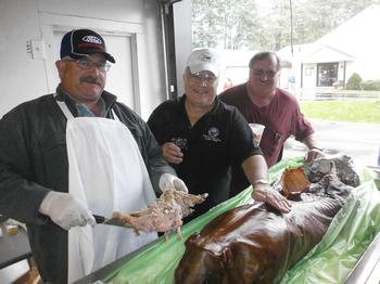 The Guest of Honor at the Elks Pig Roast