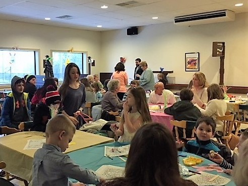 Everyone had a good time at the Elks Lodge Easter Breakfast