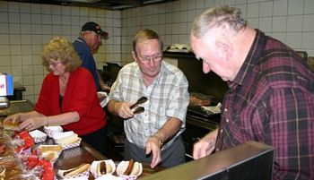 Some of the Kitchen help for the Kid's Christmas Party