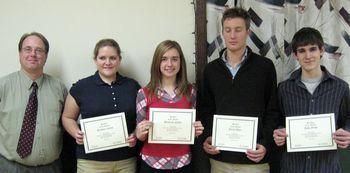 PER Harrington with 4 Student of the Month Winners