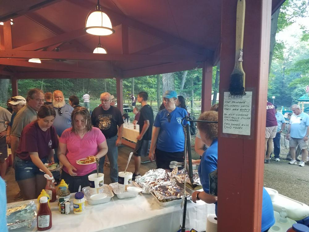 Cooking Dinner for the campers 2017
