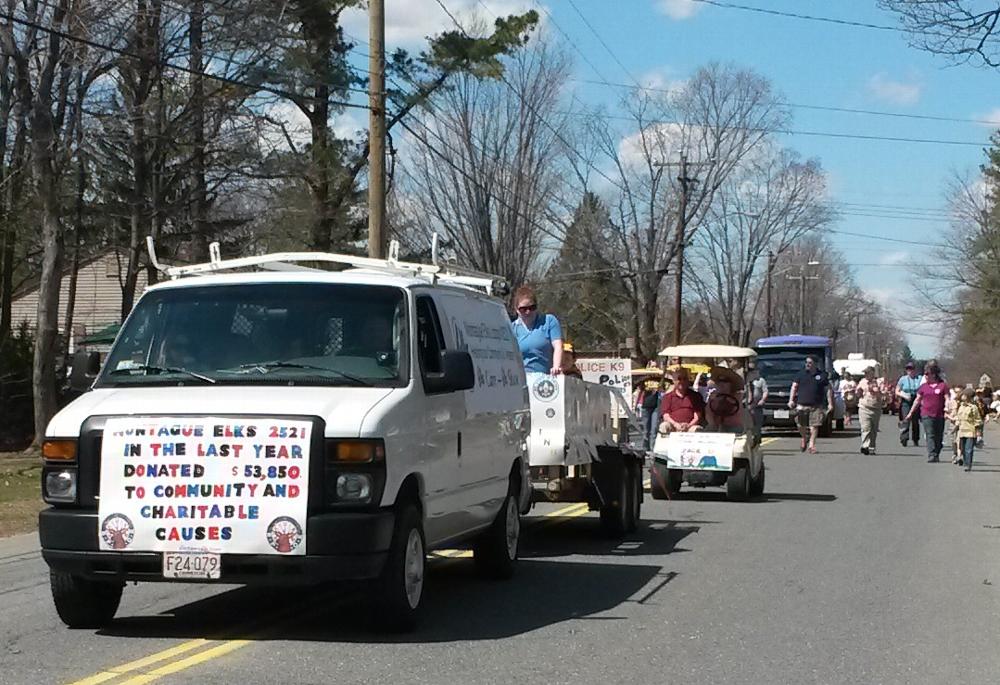 Franklin County Spring Parade in Montague 4-12-14.
