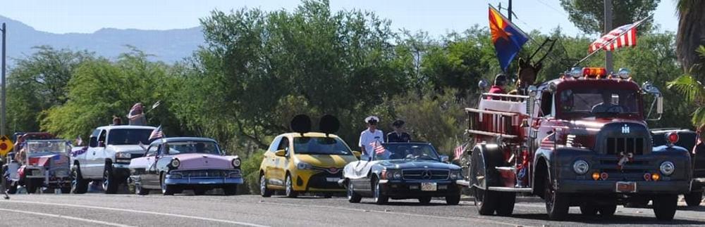 Annual neighborhood July 4th parade.