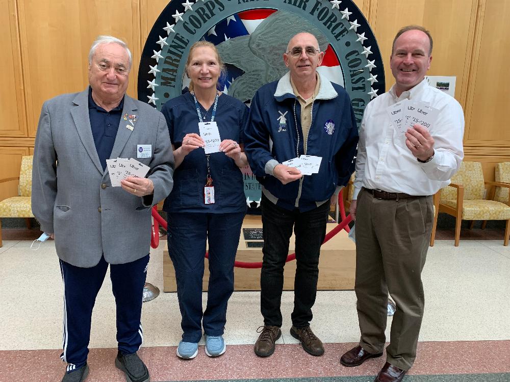 Islip Elks donating Uber gift cards to help Veterans get to and from the Northport Hospital.