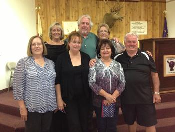 New members initated August 2013: Joyce Floyd, Colette Cholaki, Helen Abbott, Jack Toale, Susan Chipman, Greg Aviano, Diana Hall.  Welcome aboard!  We are glad to have you. :)
