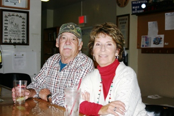 PER Joe Pinczes and his wife Carol, December 17, 2010 at the Adult Christmas Party at the Lodge.