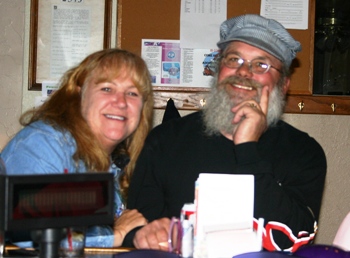 Patty and Choo-Choo Pounds having fun at the Lodge at the recent Adult Christmas Party 2010.