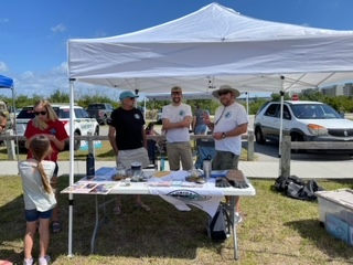 Our friends from Florida Wildlife Trappers came out with snakes for kids to meet!