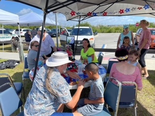 The kids had tons of fun with face painting done by our Lodge Volunteers!