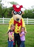 Katie and Lillie with Elroy during our annual Youth Day Event