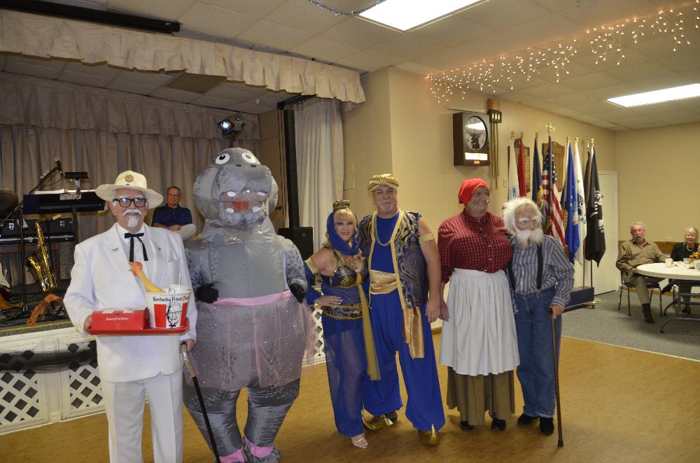 Lodge Halloween Party Costume Winners