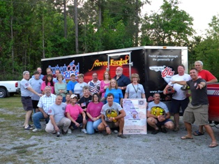 Elk members with with cyclists