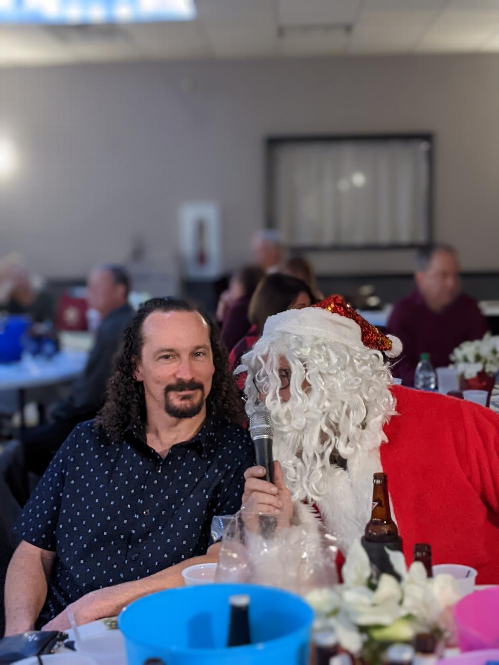 Todd and Santa