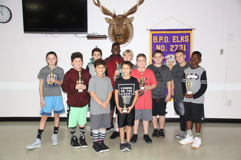 ANNUAL ELKS HOOP SHOOT -YMCA -DEC 2018
Thanks to all who participated and to the many volunteers who make this event happen. 

