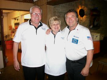 L to R
Chairman of Trustees Bruce Troe, PER, Trustee Kathy Rogers, PER and Lecturing Knight Mike Gaglio